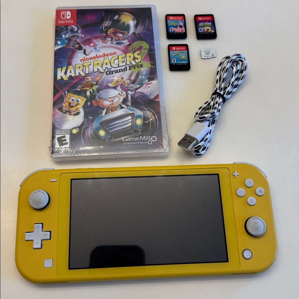Nintendo Switch SpongeBob Bundle New Kart Racer